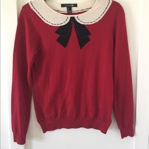 Red Sweater with Bow